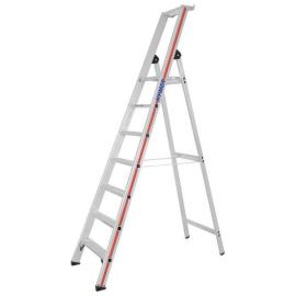 Stufenstehleiter HYMER, mit Plattform, einseitig begehbar Produktbild