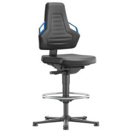 Arbeitsdrehstuhl BIMOS INTERSTUHL, mit Gleiter und Fußring Produktbild