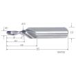 PREMUS Stufenbohrer HSS STAHL Werksnorm 60° Kern Fläche M 4 Produktbild img1 S