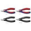 Elektronik-Seitenschneider KNIPEX, spiegelpoliert mit Mehrkomponentenhülle Produktbild img1 S