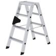 Aluminium-Stufen-Stehleiter beidseitig begehbar 2x4 Stufen Produktbild img1 S