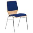 Mehrzweckstuhl NEUTRALE PRODUKTLINIE, Buche m. 2 Polster blau Produktbild img1 S
