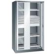 Schwerlastschrank LISTA, mit Einschwenktüren, 2 Verstellböden, 3 Schubladen (2× 75 mm, 1× 150 mm) und 2 Auszugsböden Produktbild img1 S