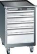 Schubladenschrank 75 Lichtblau H872,5SL4x100/200 Produktbild img1 S