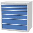 Schubladenschrank 6 SL, 1005x736x1019 mm Produktbild