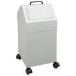 Wertstoffsammler fahrbar, RAL 7035, 45 Liter, 715x330x310 mm Produktbild img1 S