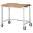Fahrbare Werkbank Serie 8000 BucheMassiv B1000xT700xS40mm Produktbild img1 S
