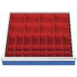 Einteilungsmat. f. 600x600 mm Kleinteilekästen Front 50/75mm Produktbild img1 S