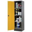 Chemikalienschrank 545x1950 1Tür,gelb,3Wbö Produktbild img1 S