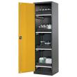 Chemikalienschrank 545x1950 1Tür,gelb,6Ausz Produktbild img1 S