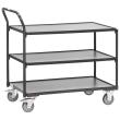 Tischwagen, RAL 7016 anthrazit 1000x600 mm, 3 Böden Produktbild img1 S
