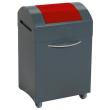 Wertstoffbeh. 45 l grau/rot, 685x380x320mm Produktbild img1 S