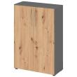 Schrank 4550 BM, 3OH K: Graphit /F: Asteiche Produktbild img1 S