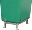 Stahlfussgestell für Behälter 200 l flach Produktbild img1 S