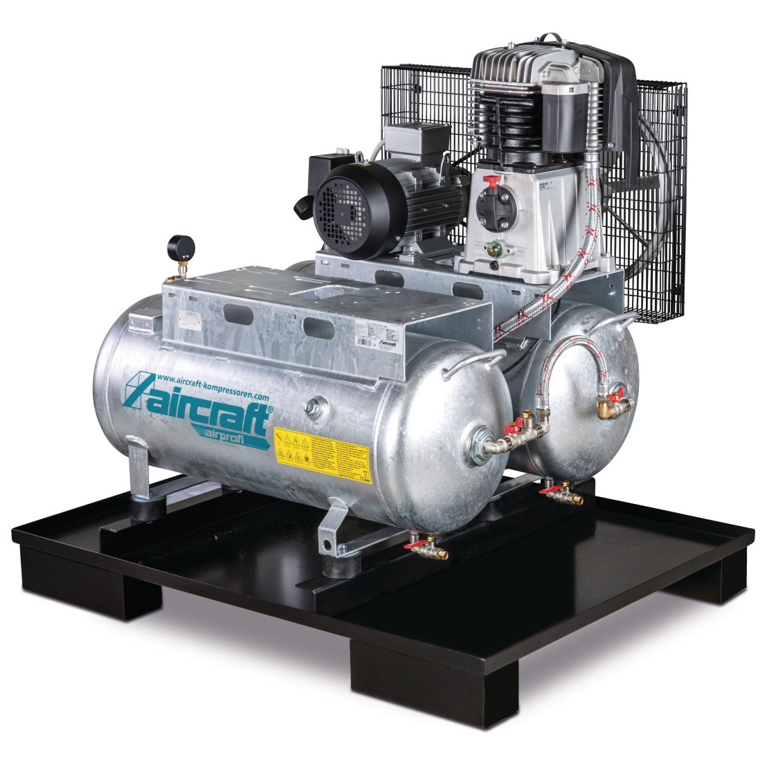 Stationärer Kolbenkompressor Aircraft AIRPROFI DUO 703/2x75/13 Produktbild img1 L