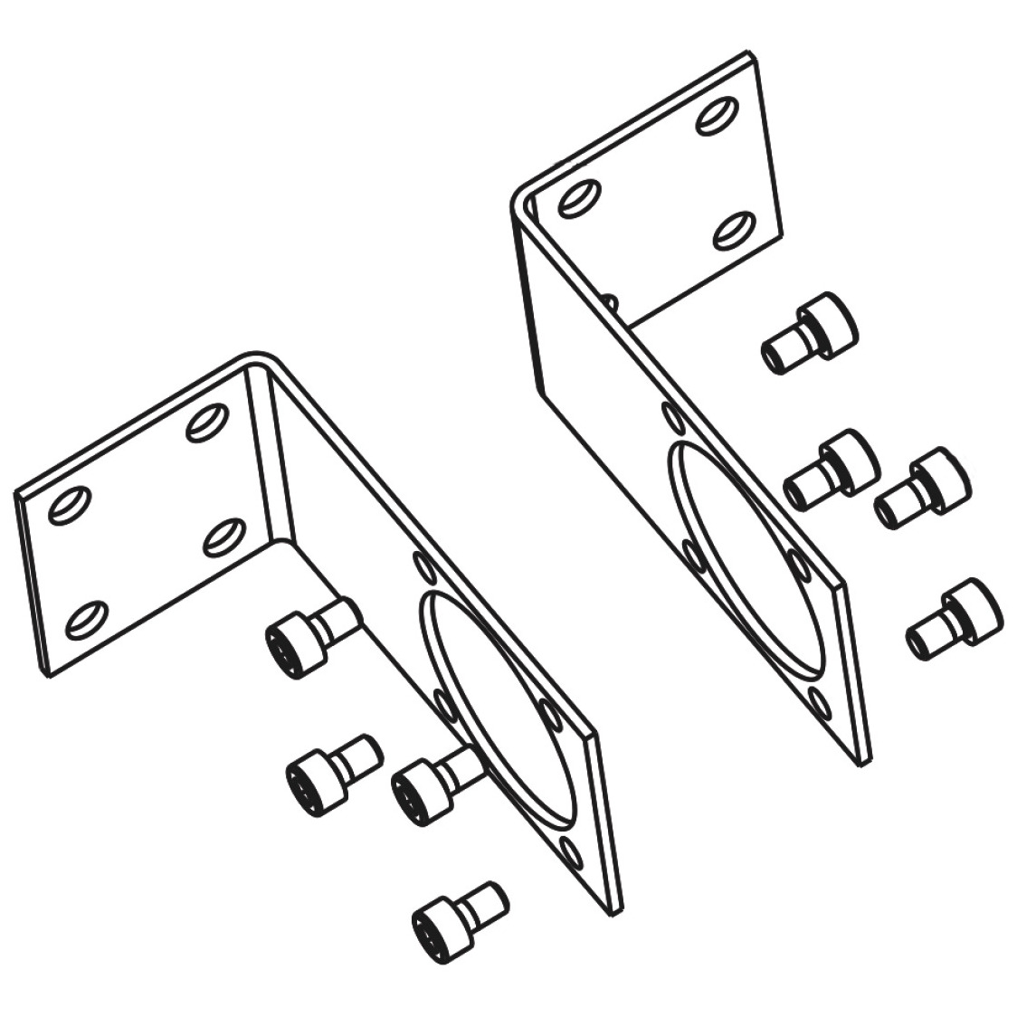 Wandmontageset Aircraft für S040, S050, S055 Produktbild img1 L