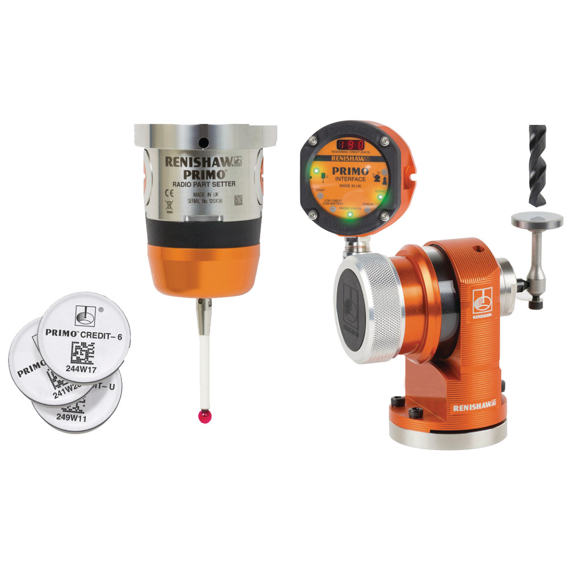 Primo Satz Optimum Renishaw Aufnahme BT 40 Produktbild img1 L