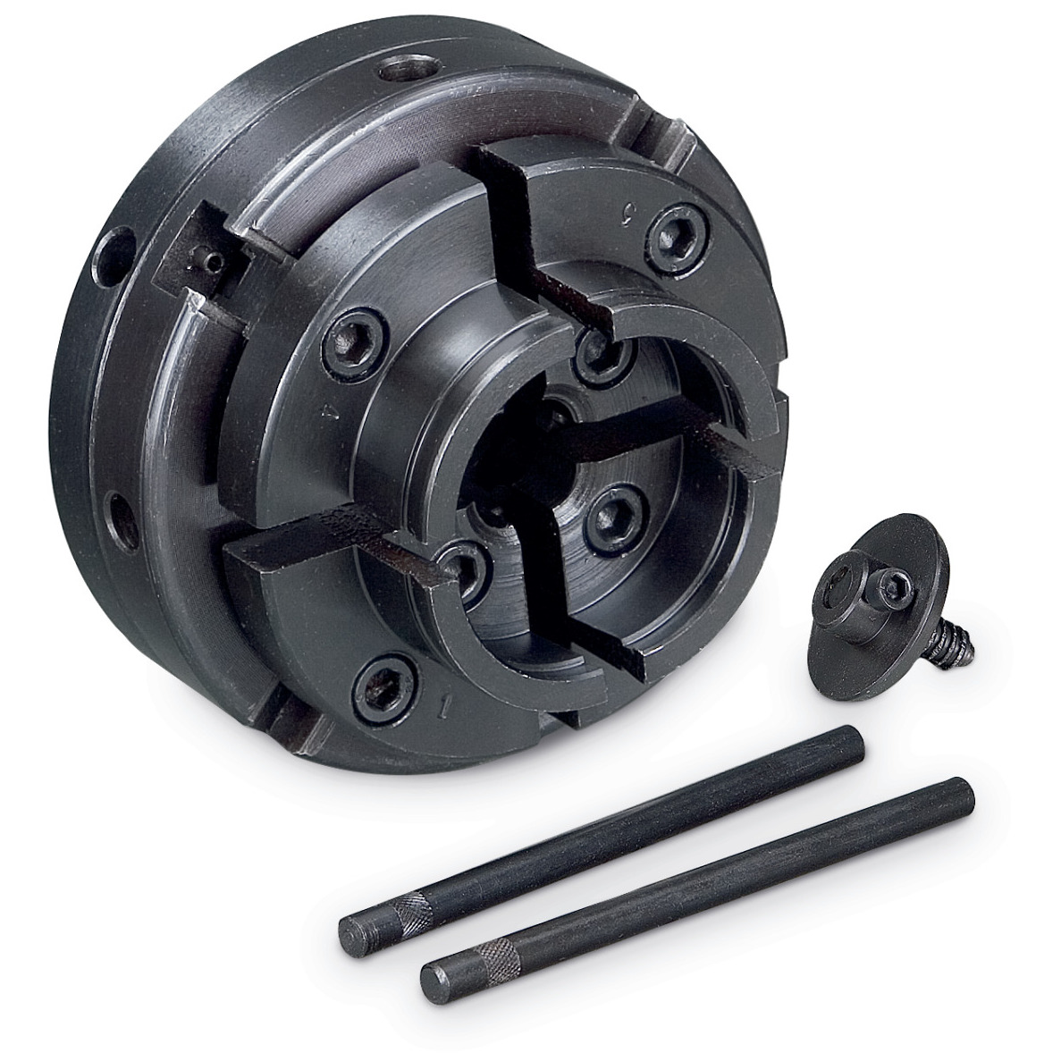 Vier-Backenfutter Holzstar Ø 100 mm M33 x 3,5, Set 1 Produktbild img1 L