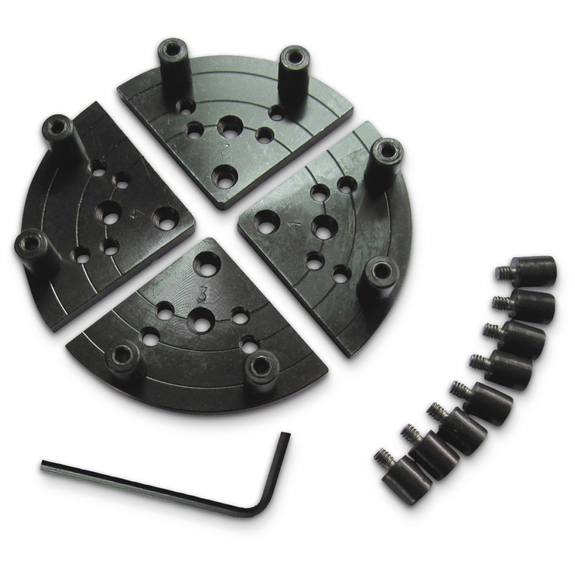 Planscheibensegmente Holzstar für Vier-Backenfutter Profi-Set Produktbild img1 L