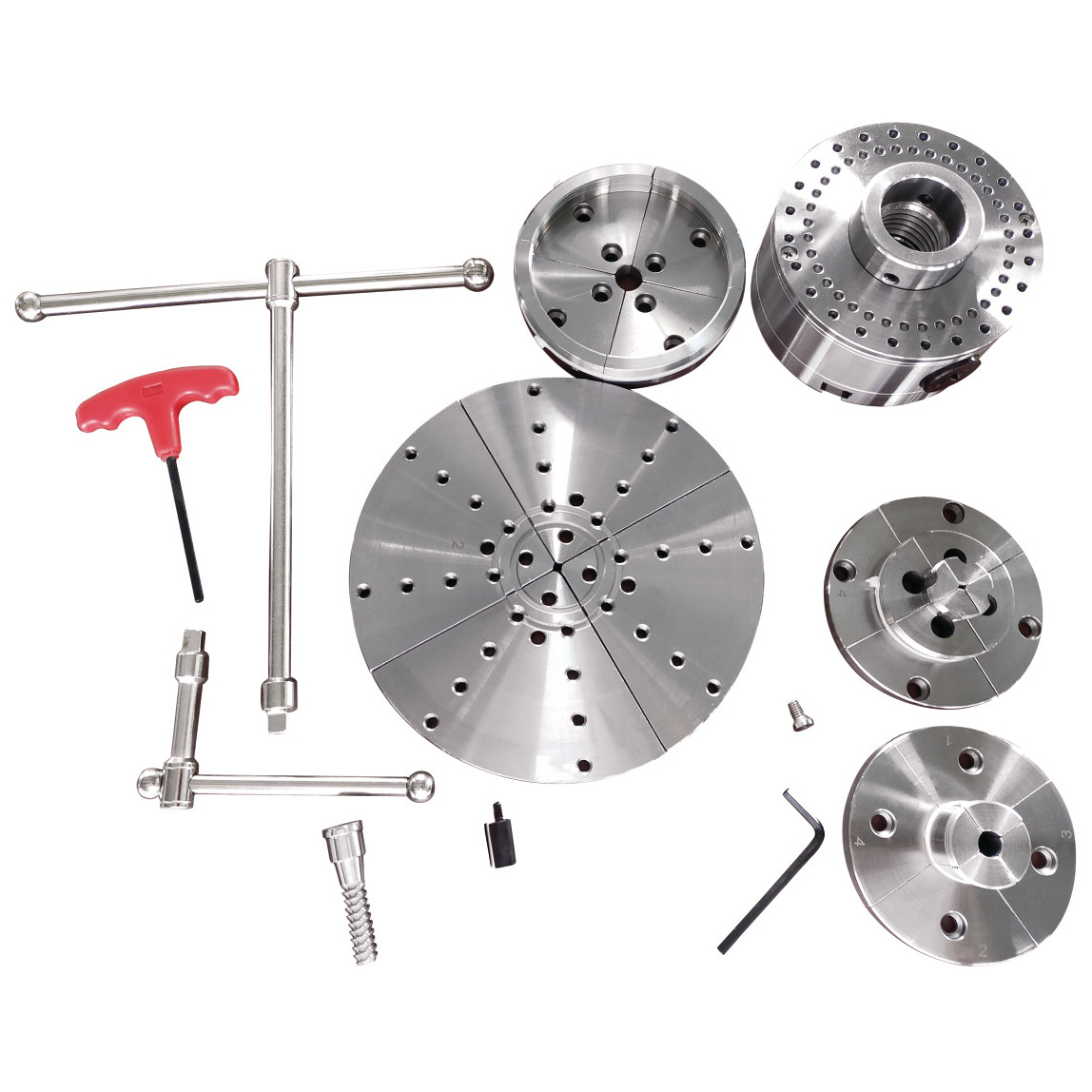 Vier-Backenfutter Holzstar Ø 115 mm Premium-Set Produktbild img1 L