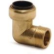 Winkeleinschraub-Steckverbinder 90° (Messing) Aircraft 22 mm AD / R¾" AG Produktbild img1 S