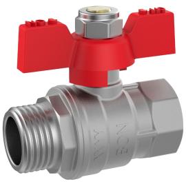 Kugelhahn Aircraft 1/2" IG x 1/2" AG Produktbild