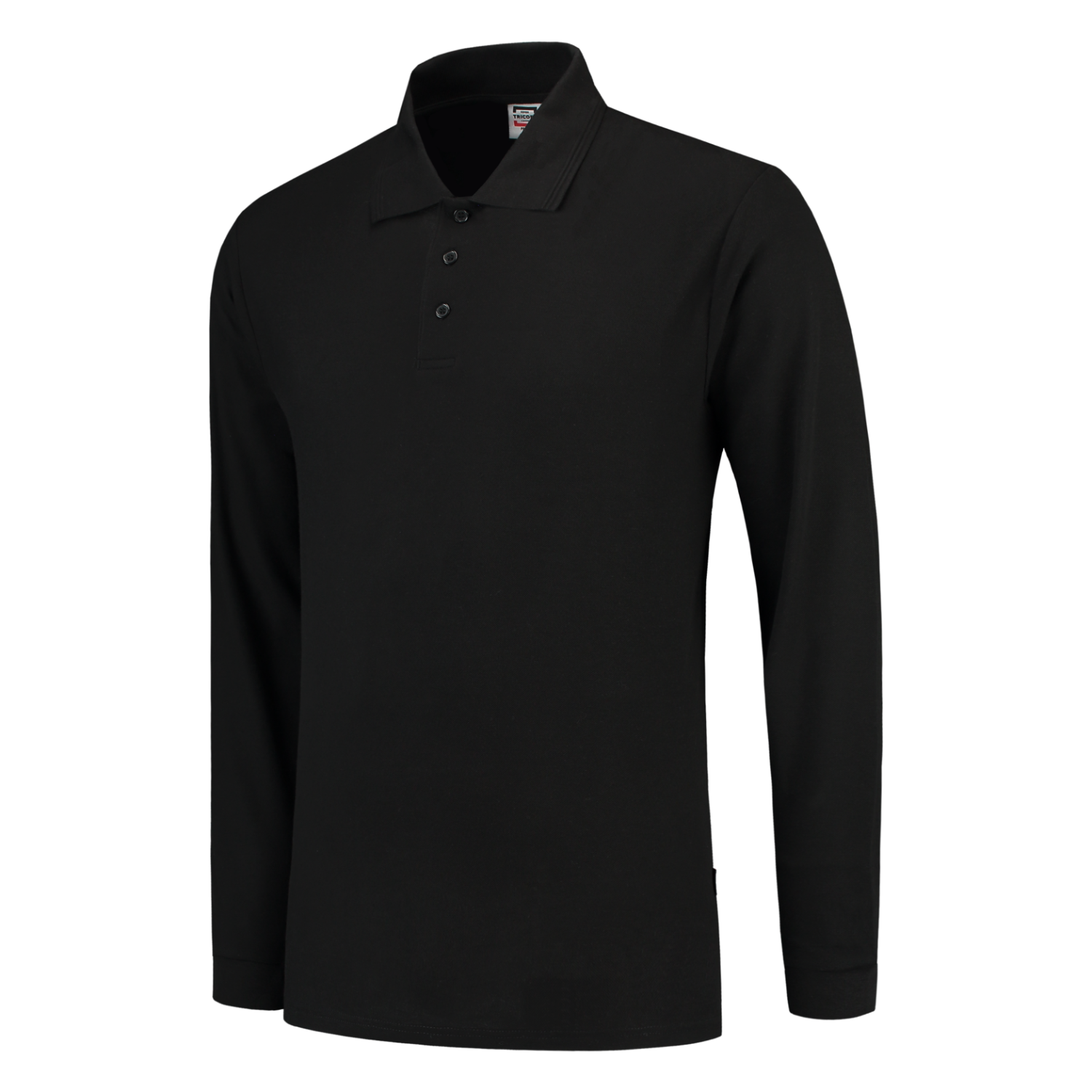 Poloshirt 100% Baumwolle, Langarm 201008 Black M Produktbild img1 L