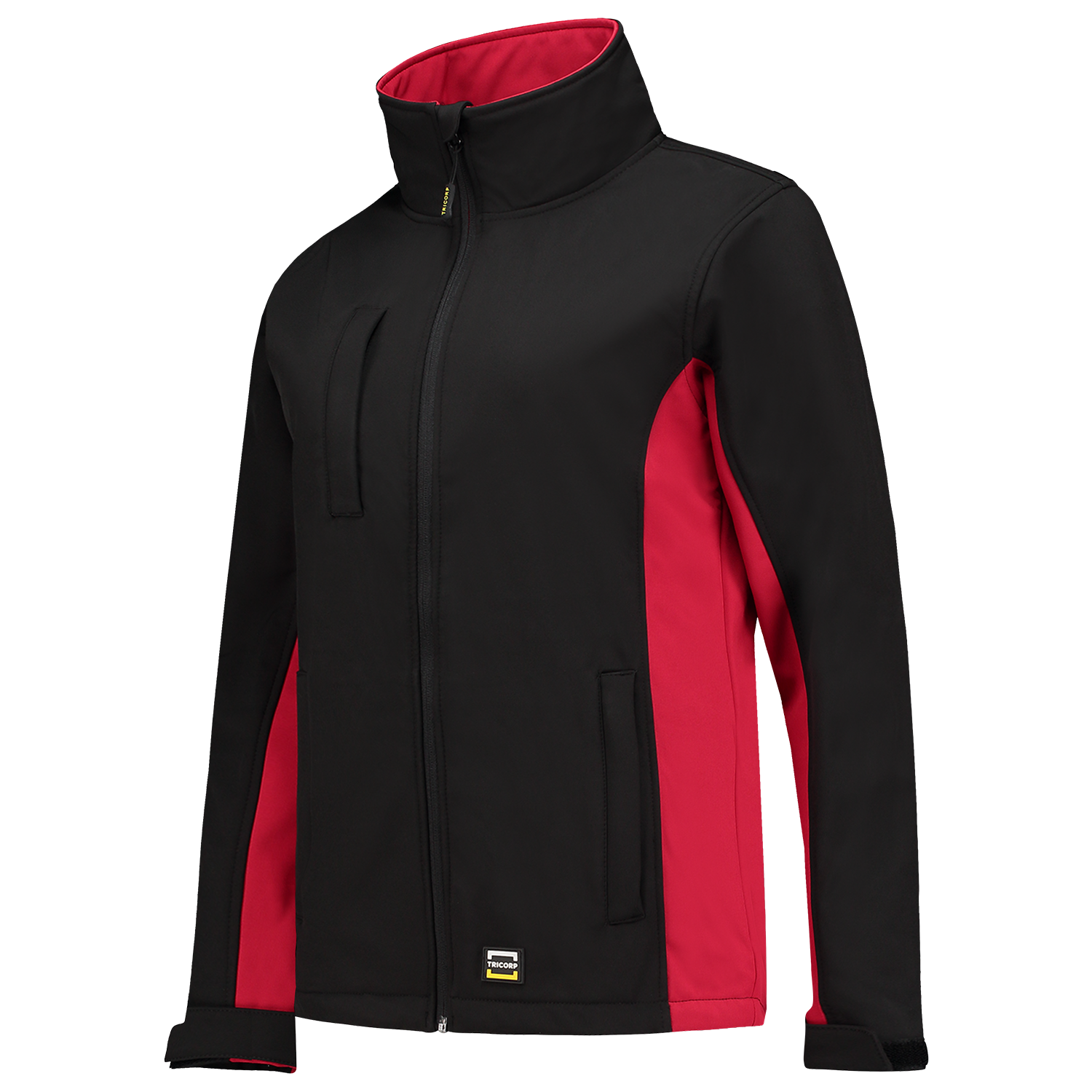 Softshelljacke Bicolor Damen 402008 Black-Red XL Produktbild img1 L