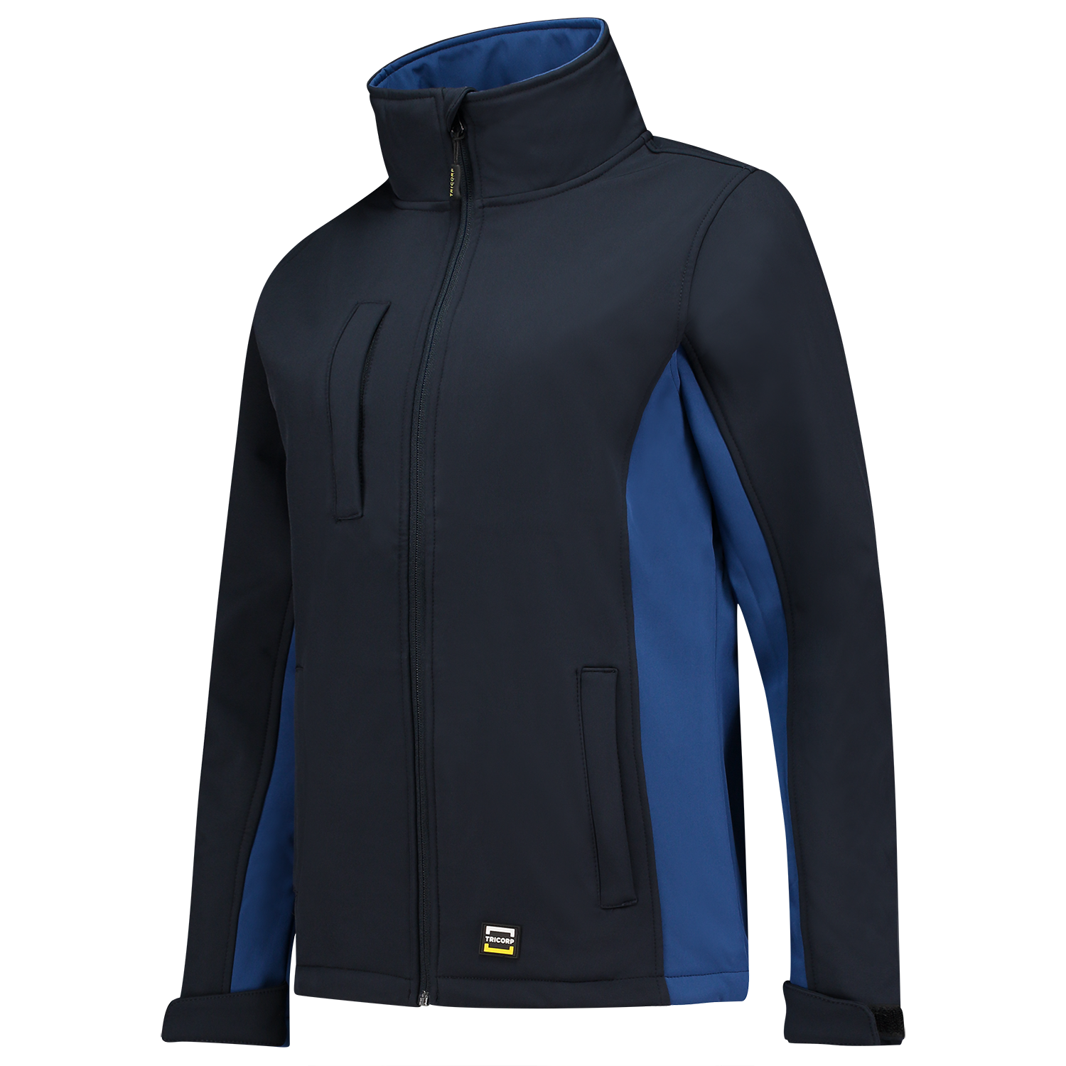 Softshelljacke Bicolor Damen 402008 Navy-Royalblue XL Produktbild img1 L