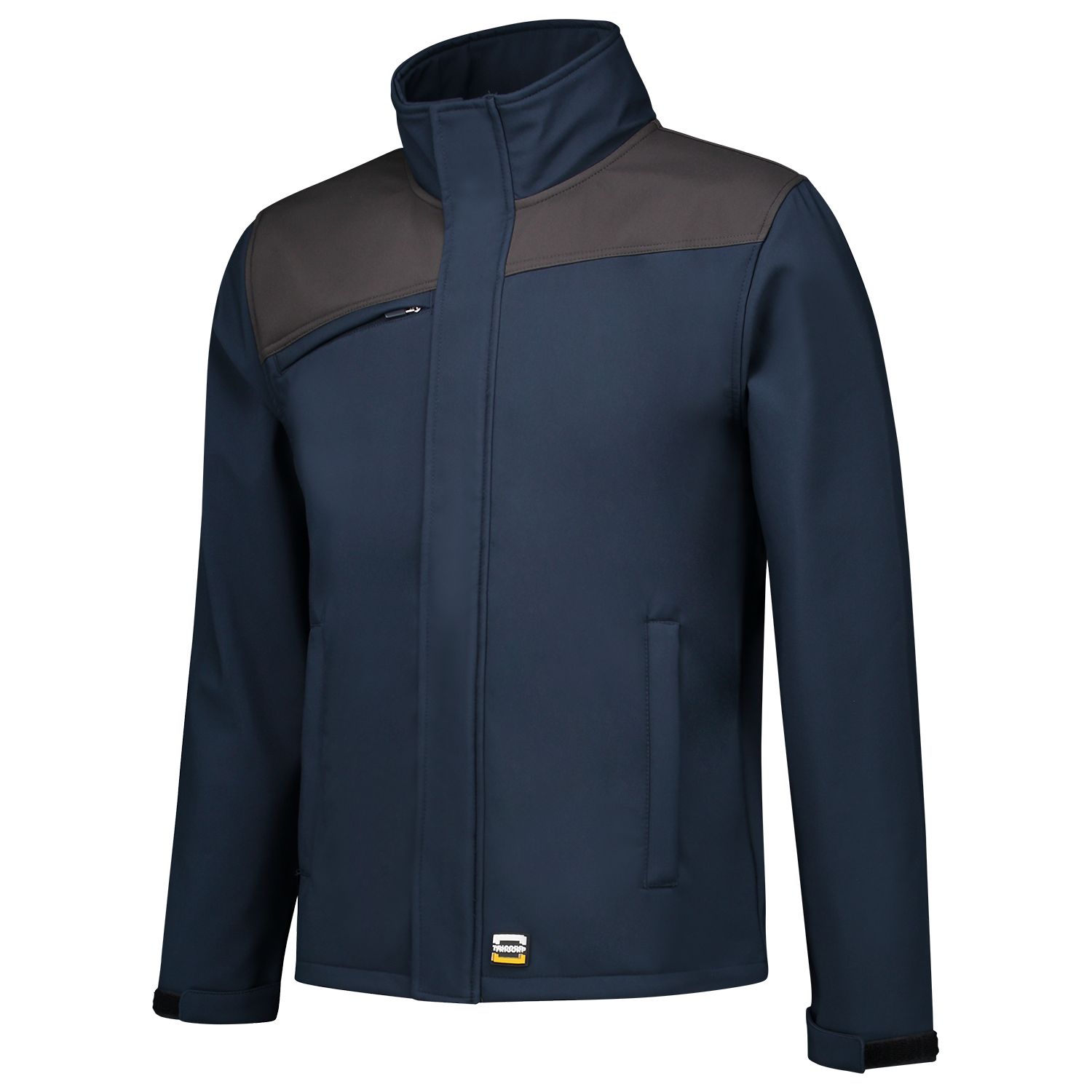 Softshelljacke Bicolor Quernaht 402021 Ink-Darkgrey L Produktbild img1 L