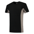 T-Shirt Bicolor Brusttasche 102002 Black-Grey 6XL Produktbild img1 S