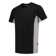 T-Shirt Bicolor 102004 Black-Grey Produktbild img1 S