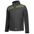 Softshelljacke Bicolor Quernaht 402021 Darkgrey-Army Produktbild img1 S