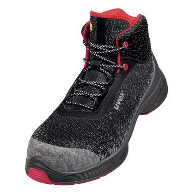 uvex 1 G2 Stiefel S1 68537 schwarz, rot Weite 10 Größe 48 Produktbild img1 L