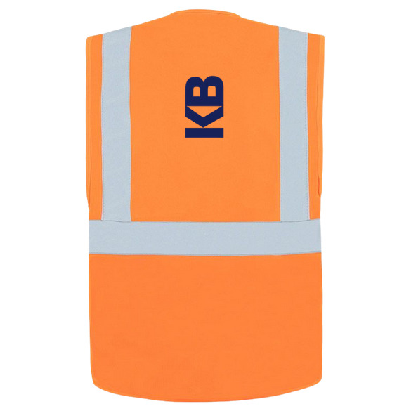Unisex Warnweste Hamburg orange Gr. 2XL KB Produktbild img2 L