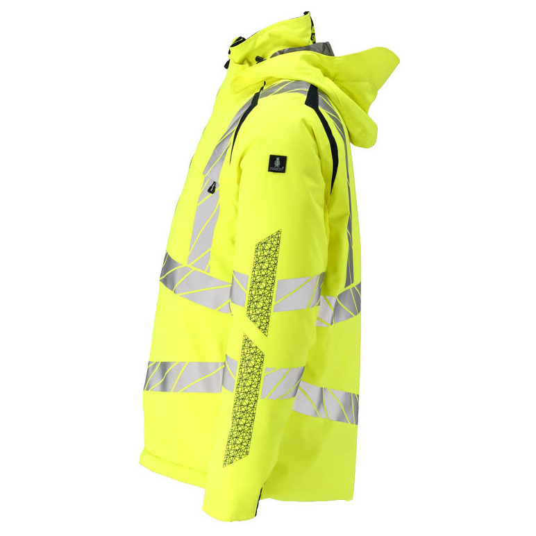 Herren Winterjacke Mascot ACCELERATE SAFE Hi-vis Gelb/Schwarzblau, Gr. 3XL KB Produktbild img4 L