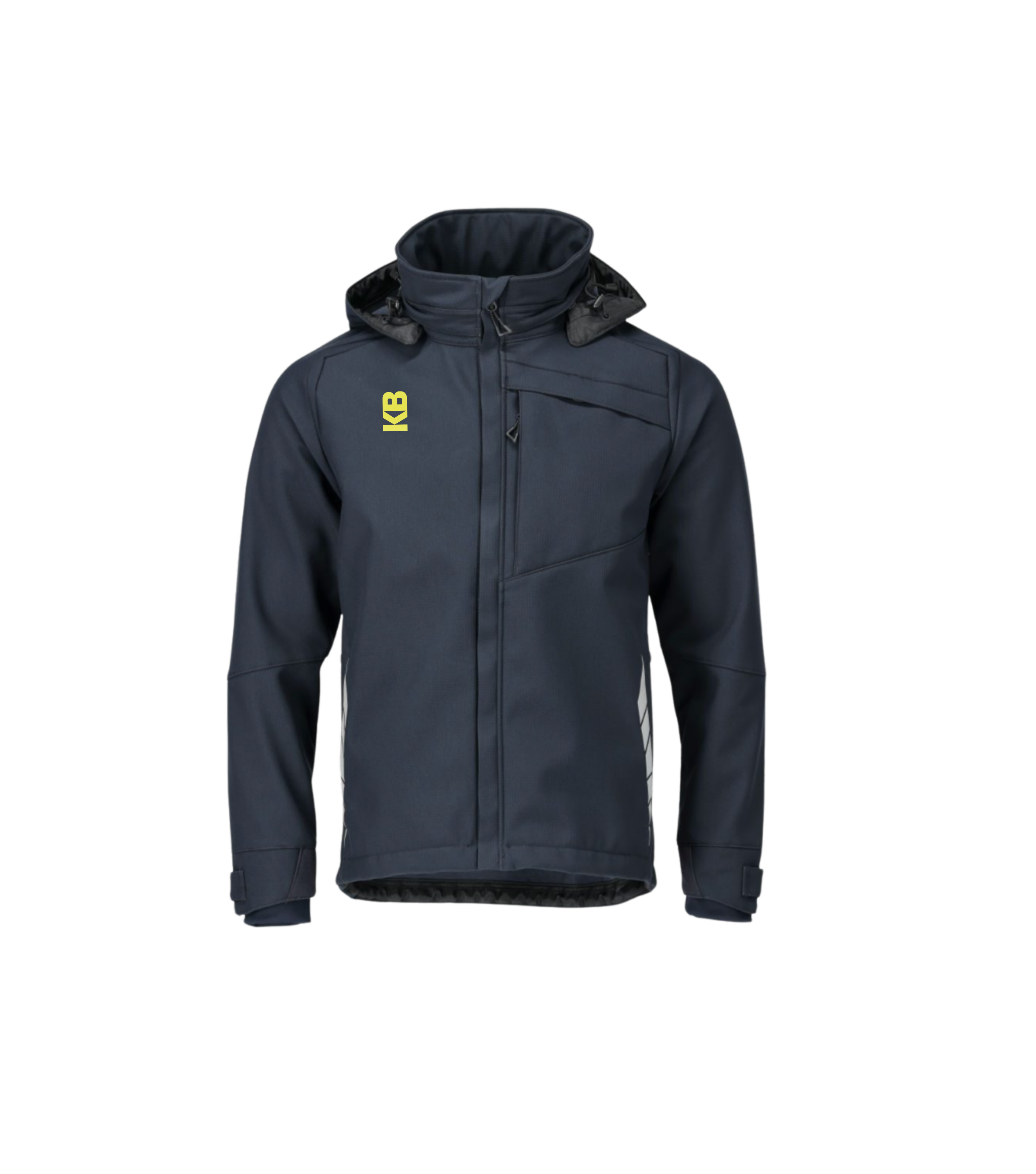Unisex Softshelljacke Mascot Blackpool HARDWEAR Schwarzblau KB Produktbild img1 L