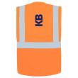 Unisex Warnweste Hamburg orange Gr. 2XL KB Produktbild img2 S