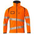 Herren Softshelljacke Mascot ACCELERATE SAFE Hi-vis Orange/Schwarzblau, Gr. 5XL KB Produktbild img1 S