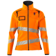 Damen Softshelljacke Mascot ACCELERATE SAFE Hi-vis Orange/Schwarzblau KB Produktbild img1 S