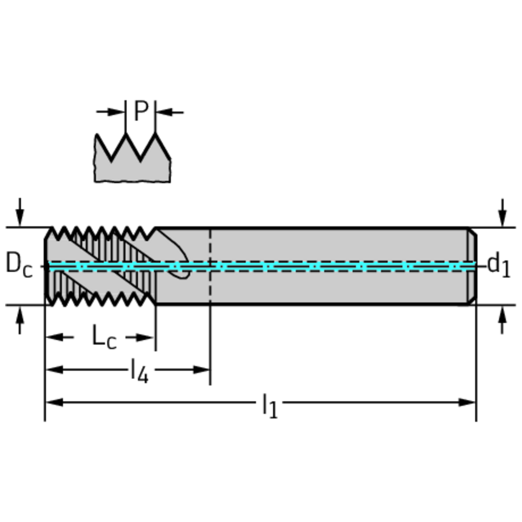 VHM-Gewindefräser H5036016-MJ10 Produktbild img2 L