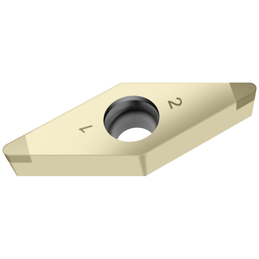 CBN Wendeschneidplatte Drehen – Rhombisch positiv 35° VBGW160408TM-2 WBH20C Produktbild img1 L