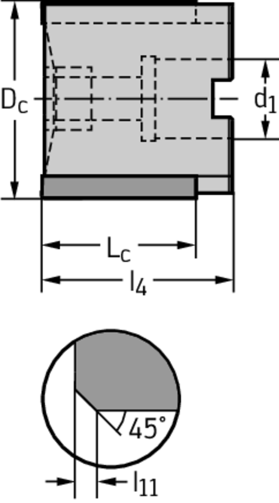 Gelötete Heli-Eckfräser F1675.B.063.Z06.50.K Produktbild img2 L