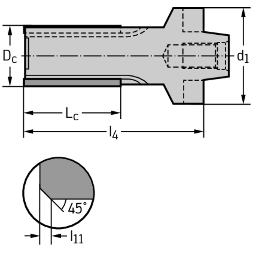 Gelötete Heli-Eckfräser F1682.N8.063.Z06.100.P Produktbild img2 L