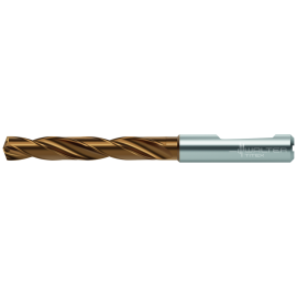 VHM-Bohrer mit Kühlkanal DC160, 5xD, Schaft DIN 6535 HE, 140 Grad Produktbild
