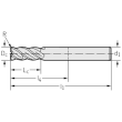 VHM-Eck-/Nutfräser MC326, Drallwinkel 50°, Z=4, Walter Prototyp Produktbild img2 S