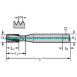 VHM-Maschinen-Gewindebohrer, ≤3,5xD, Walter Prototyp Produktbild img2 S