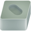 Keramik Wendeschneidplatte Drehen – Rhombisch negativ 80° CNGX120716T02020 WCK10 Produktbild
