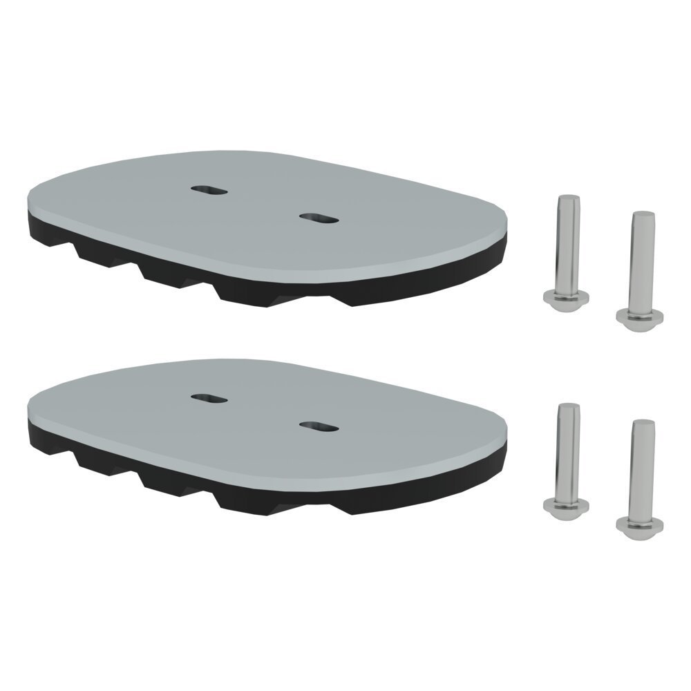 nivello®-Fußplatte für Gitterroste 126x89 mm Produktbild img1 L