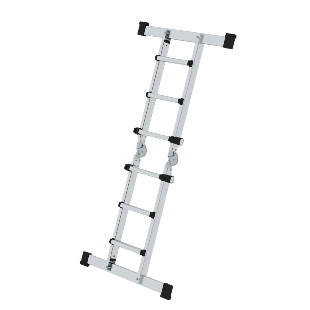 MUNK Teleskopleiter 4-teilig mit Traverse 4x3 Sprossen Produktbild img4 L